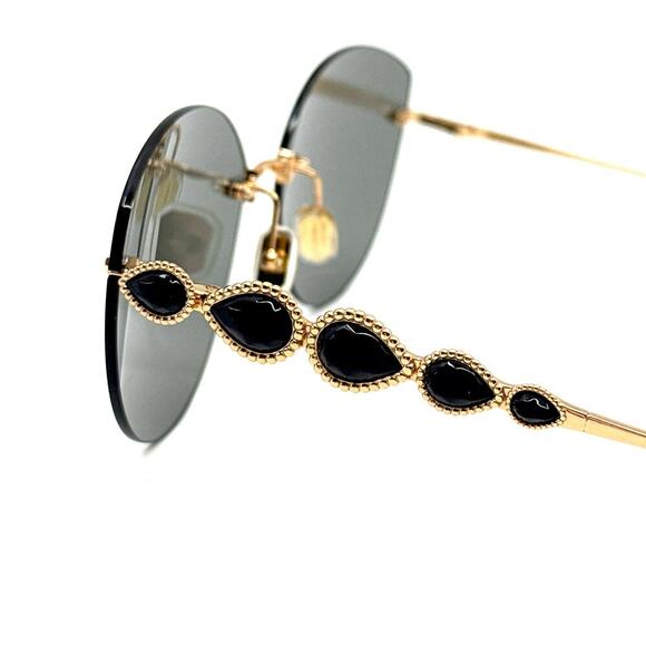 NEW!!! BOUCHERON Paris Sunglasses BC0132S 001 Authentic - Picture 7 of 12